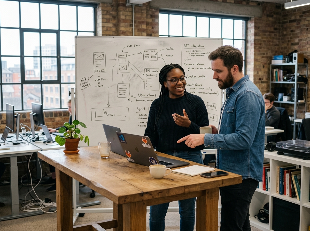 Collaborative engineering workspace at Brainly