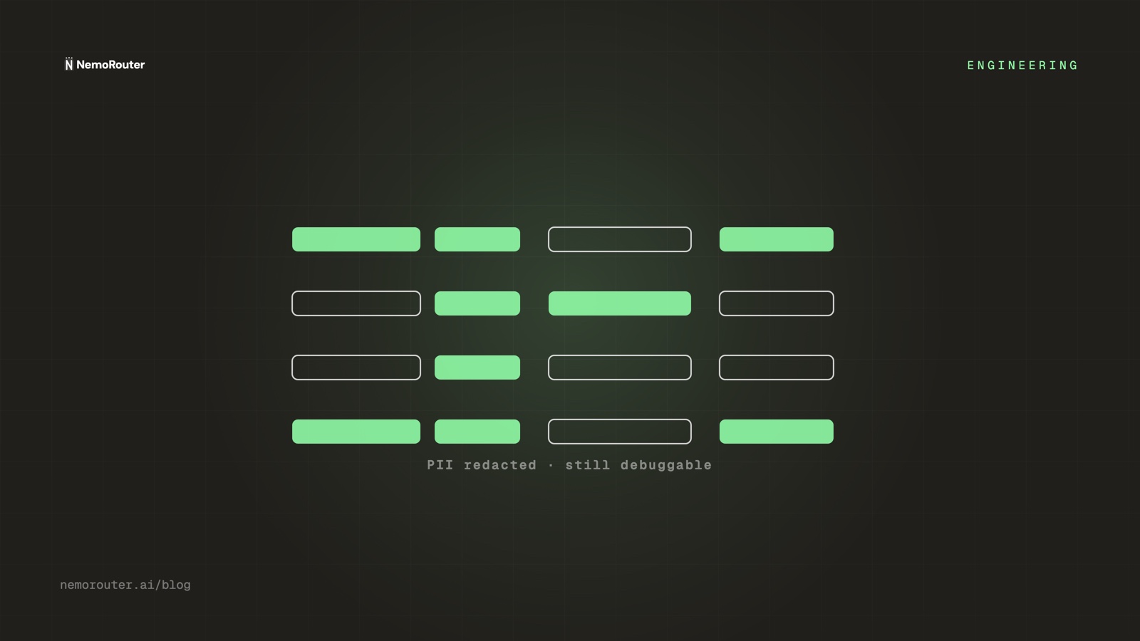 Redacting PII From LLM Logs Without Losing Debuggability