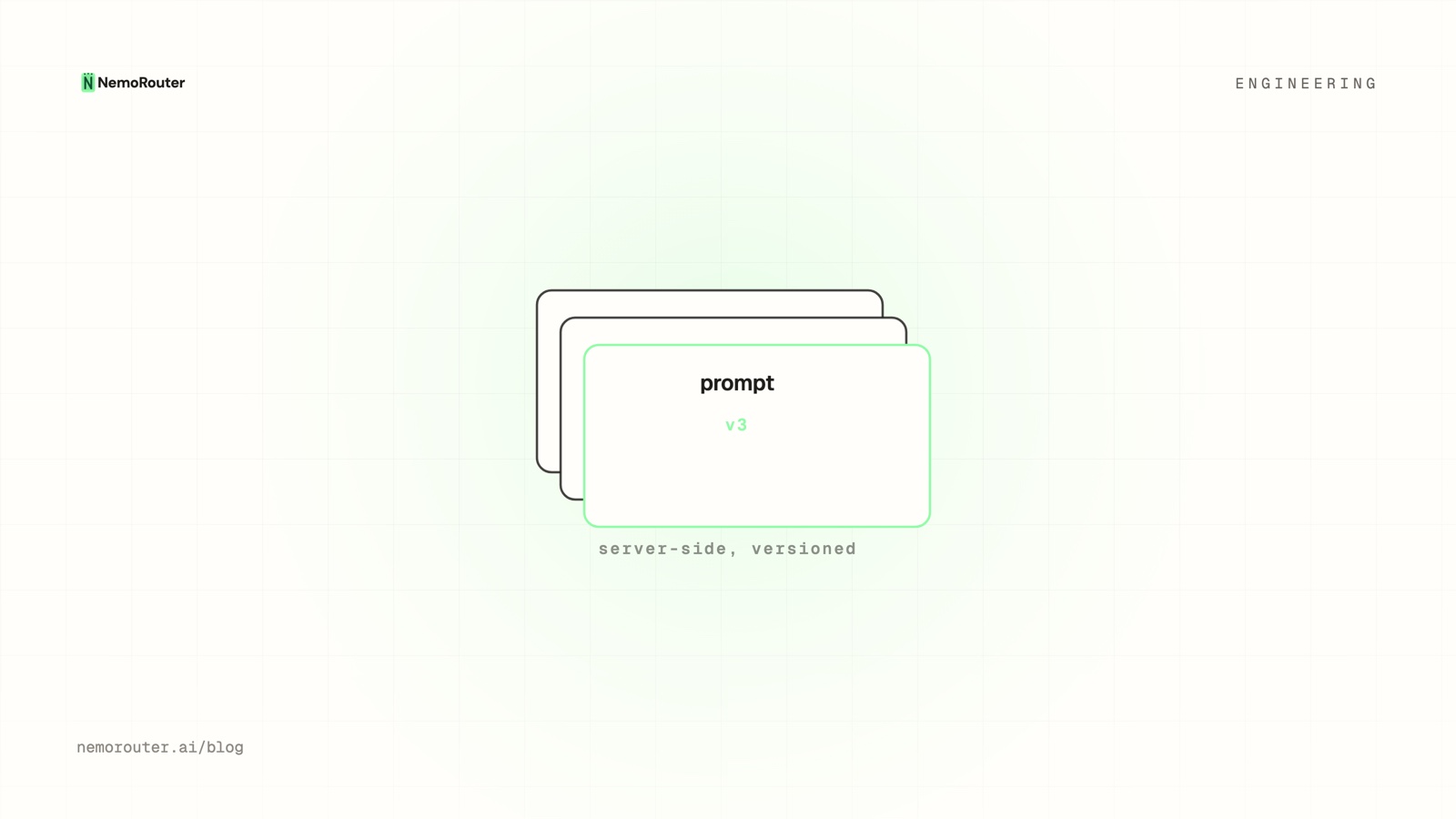 Server-Side Prompt Templates With Versioning