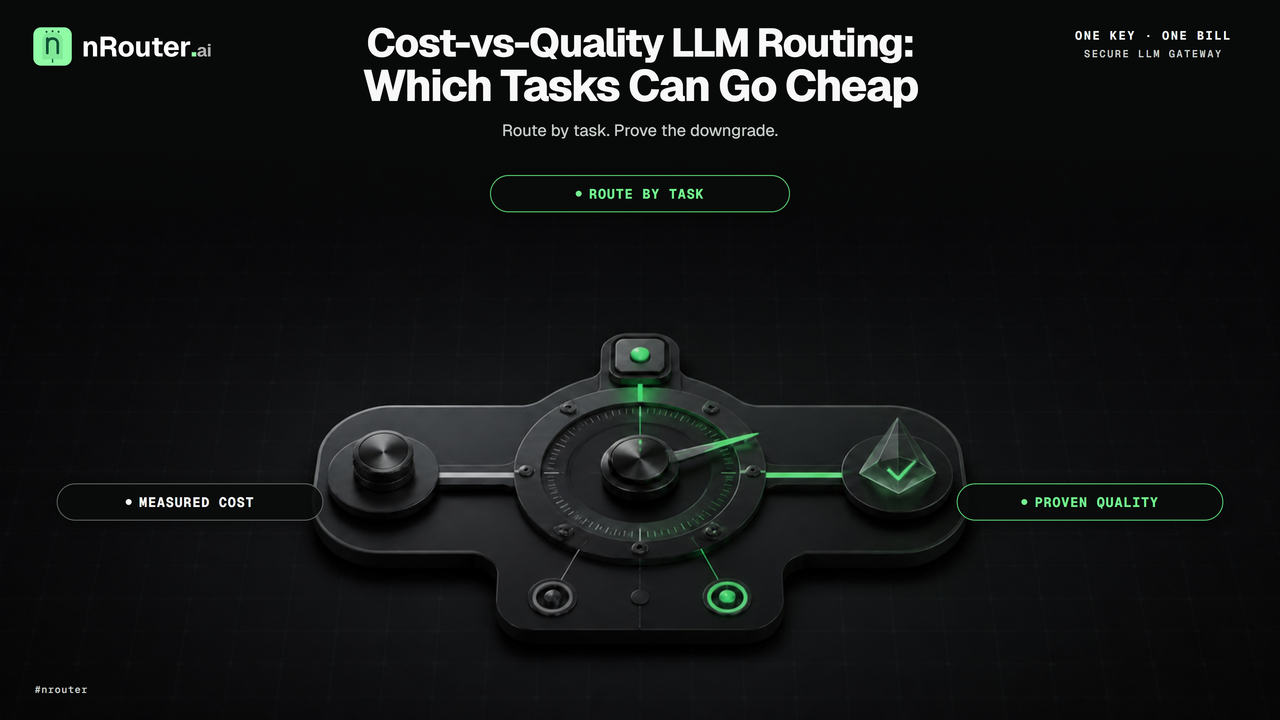 Cost-vs-Quality LLM Routing: Which Tasks Can Go Cheap
