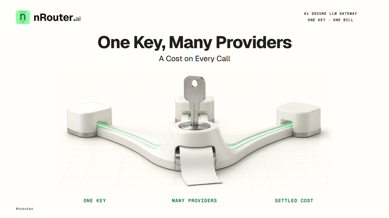 nRouter: One Key, Many Providers, a Cost on Every Call