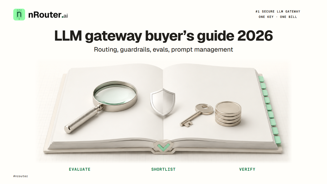 LLM gateway buyer's guide 2026: routing, guardrails, evals, prompt management