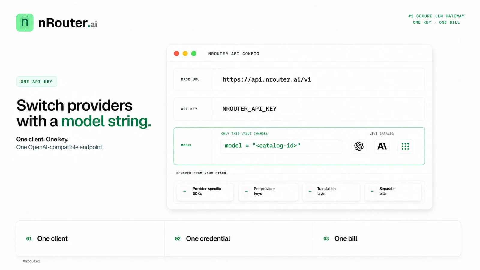 One API Key Across Providers: The Integration You Stop Writing